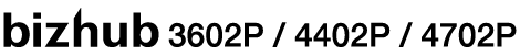 Konika minolta printer logo bizhub 3602P