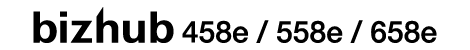 Konika minolta printer logo bizhub 458e