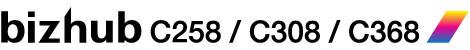 Konika minolta printer logo bizhub C258